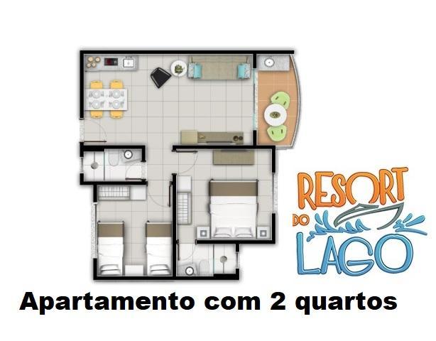 Resort Do Lago 1 Ou 2 Quartos Caldas Novas Kültér fotó